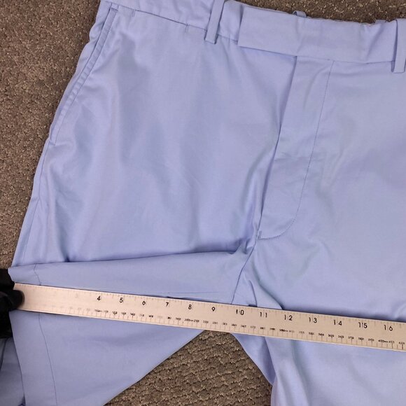 RLX Ralph Lauren Shorts Men's Size 35 Blue Golf Flat Front - Picture 11 of 11
